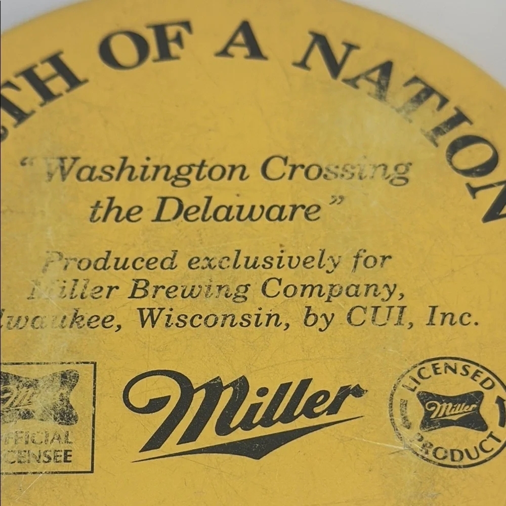 Miller Birth of a Nation Tin coaster set - Picture 5 of 5